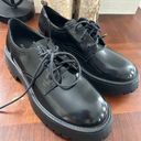 Madden Girl  Black Hallie Platform Oxford Shoes Formal Casual Wednesday Preppy Photo 0