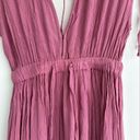 Elan Ruched Tiered Cover Up Maxi Dress X-Small PINK VIOLET  Photo 11