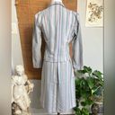 Vintage 1970’s Pastel Striped Blazer & Skirt Suit Set Small Multiple Photo 1