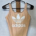 Adidas  Swim Trefoil Light Pink Sleeveless One Piece Swimsuit Size S Photo 2