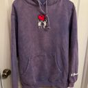 Keith Haring Women’s size Medium  Purple Washed Sweatshirt Photo 0