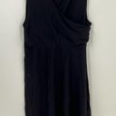 Eileen Fisher  Black Cross Front Sleeveless Dress Photo 8