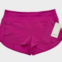 Lululemon Speed Up High-Rise Short 2.5” - Sonic Pink, Size 14 Photo 0