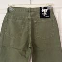 Bermuda Sandrine rose army green,  denim, jean shorts, size 24 NWT Photo 4