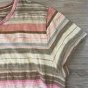 Ralph Lauren Lauren  Cotton Strip Short Sleeve T-Shirt Dress Photo 2