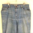 L.L.Bean  wide straight leg denim light wash jeans 20R Photo 2