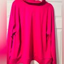 Nike  Women's Pink Dri Fit Long Sleeve Quarter Zip Pull Over Athletic Top XXL Photo 1