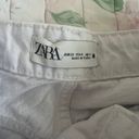 ZARA White Denim Shorts Photo 1