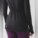 Lululemon EUC  First Mile 1/2 Zip Pullover in Black Photo 4