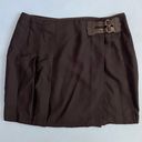 Polo NWT  Ralph Lauren Bromley Black Buckle Pleated Mini Skirt Photo 1