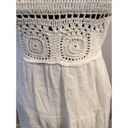 Jessica Simpson New NWT Small S crochet square neck white dress western cowgirl  Photo 4