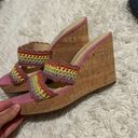 Jessica Simpson Colorful Crocheted Wedges Photo 4