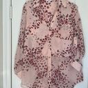 Candie's Size medium  blouse. Can be long sleeve or 3/4 sleeve Photo 0