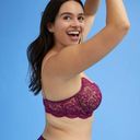 Thirdlove  Memory Foam Lace Balconette Bra Purple Photo 2