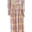 Rococo NEW  Sand Etre Metallic Maxi Dress Pink Multi Photo 0