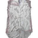 Young Fabulous and Broke Young, Fabulous & Broke beige tie-dye sleeveless button-down top size L Photo 11