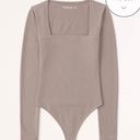 Abercrombie & Fitch Long Sleeve Square Neck Bodysuit Photo 2