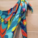 Trina Turk {M}  Sarong Swim Cover Up Multiple Ways To Wear Bright Multicolored Photo 7