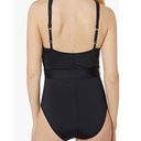 La Blanca New.  black swimsuit with tie. Retails $149. Size 14 Photo 2