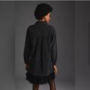 Pilcro  Tulle & Black Denim Shirt Dress Photo 1