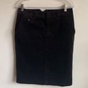 Ralph Lauren Lauren  Espresso Corduroy Pencil Skirt Photo 5