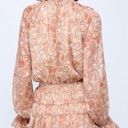 FATE. NWT Printed Highneck Long Sleeve Smocked Pullover Blouson Mini Dress Photo 1