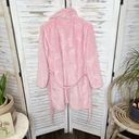 Juicy Couture  Sleepwear Women's L XL Housecoat Robe Pink Belt Crowns Barbie Y2K Photo 12