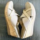 Wearever Wear.Ever Cork Wedge Tan Strappy Sandals Size 7M Photo 6