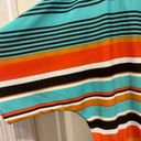 Emma & Michelle  Multicolored Striped Striped Dress size 12 Photo 1