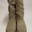 Toms  Serra suede slouch perforated boots Sz 6 A4 Photo 6