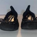 Anne Klein  iflex Akpetrica Black Leather Ballet Flats Shoes Size 8.5 Photo 2