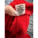 The Moon  & Madison Womens Sweater Cozy Collection Chenille Red Stretch size M Photo 8