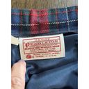 Pendleton  Women's 100% Virgin Wool Tartan Red Plaid Midi Skirt Size 14 Petite Photo 5