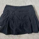 Lululemon Black  Pace Rival Mid-Rise Skirt Photo 0