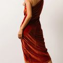 Baltic Born Kourtney Velvet One Shoulder Midi Dress Photo 3