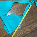 Patagonia  Boucau Halter Swim Top XS aqua blue Green Tie neck NWT Photo 4