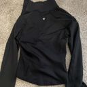 Lululemon Black  pullover zip up size 2 Photo 1