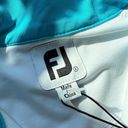 FootJoy  Sport Mid Later White Aqua 1/2 Zip Pullover Top Women’s Small Photo 8