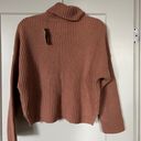 Abercrombie & Fitch A&F Turtle Neck Cropped Sweater Photo 1