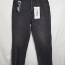 Simple Society  Juniors Jeans High Rise Straight Leg Distressed Size 5/27 Black Photo 1