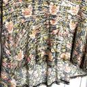 LC Lauren Conrad Lauren Conrad floral lightweight long sleeve peplum top Photo 8