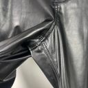 Abercrombie & Fitch NWT  Curve Love Ankle Straight Vegan Leather Pant 33 16S Photo 5