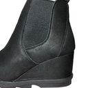 Serra  Ankle Booties Faux Leather Pull On Wedge Boots Photo 9