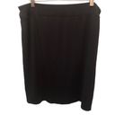 J.Jill  Wearever Pull On Pencil Casual Knit Cut Out Skirt Black Sz. M Sporty Photo 1