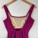 Vintage Y2K Magenta Textured Stretch One Piece Swimsuit Sz Large Pink Photo 7