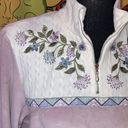 Alfred Dunner Petite Vintage  medium floral sweatshirt Photo 2