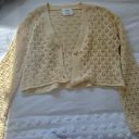 ZARA Kids Yellow Knit Cardigan Photo 0