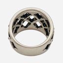 Premier Designs New Women’s  "Starry night" Banded Silver Ring Size 9 Photo 4