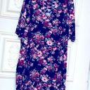 Boutique Pretty Short-Sleeve All-Over Floral Pattern MIDI T-Shirt Dress•So Soft & Comfy Photo 1