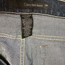 Calvin Klein Jeans Calvin Klein Womens Plus Sz 20 Dark Skinny Fit Straight Leg Denim Blue Jeans Photo 3